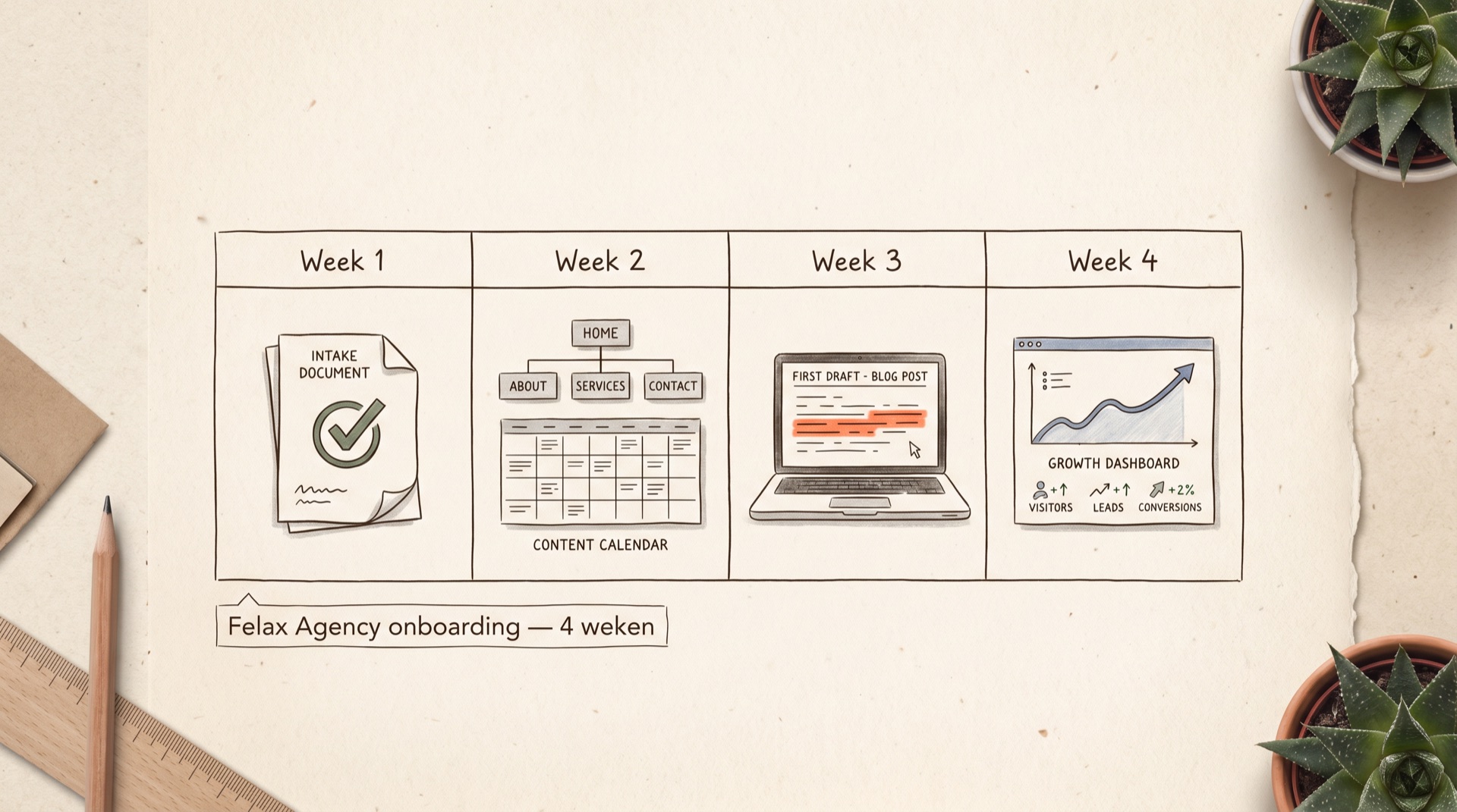 Felax Agency klanten-handleiding — onboarding & SLA