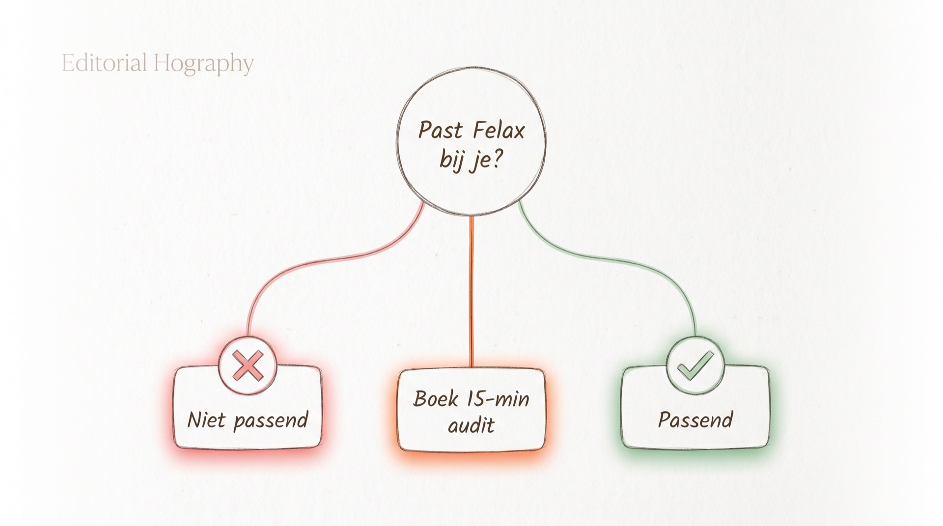 Hoe weet je of Felax past? Decision-tree + red flags